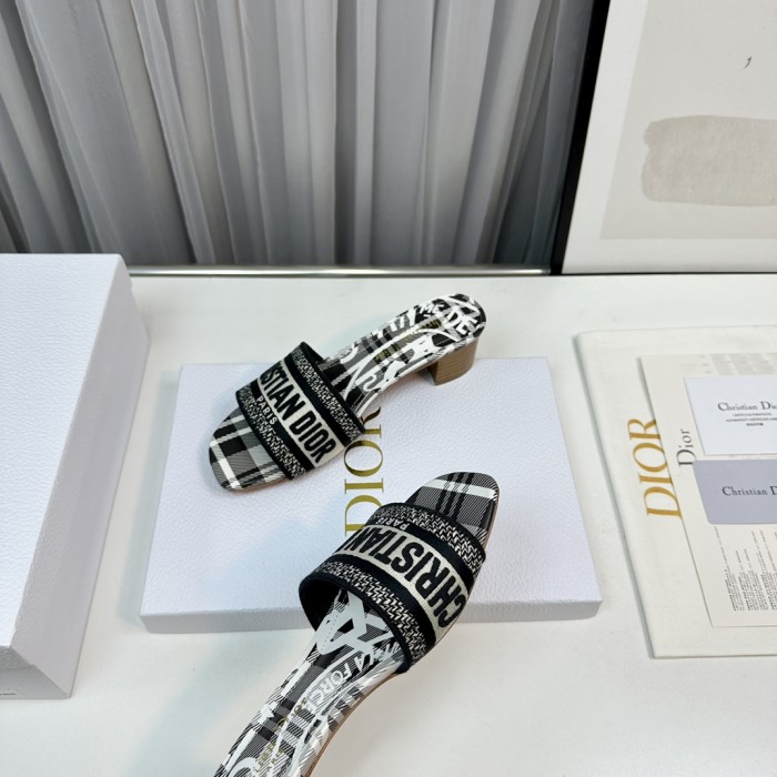 Dior High Heels Slippers Sandals Summer Women's Shoes #nigo29156
