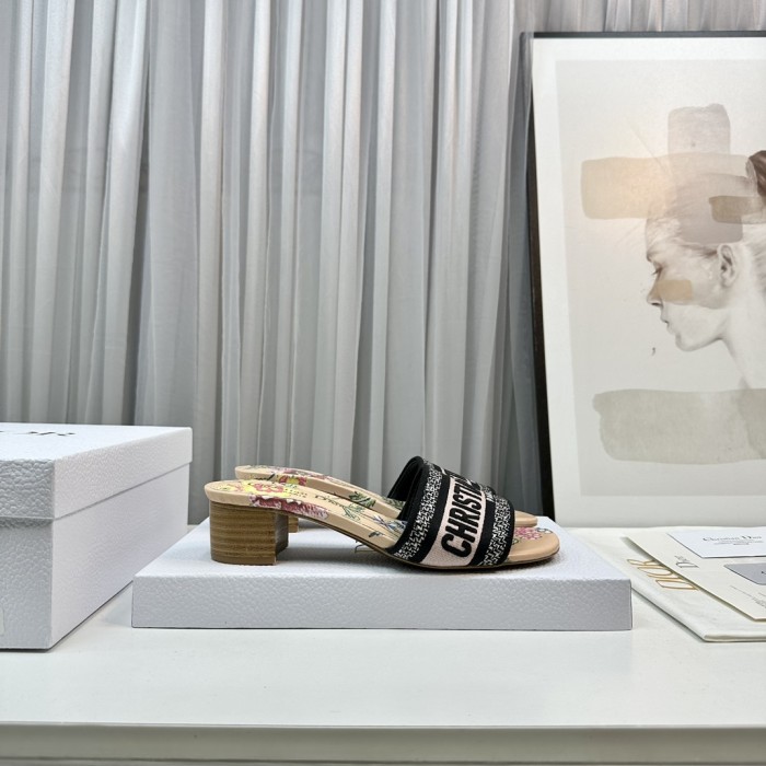 Dior High Heels Slippers Sandals Summer Women's Shoes #nigo29156