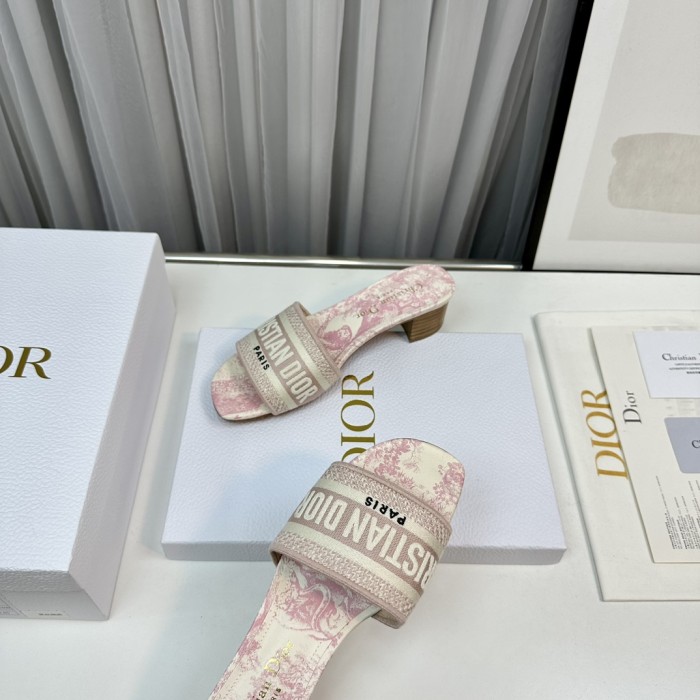 Dior High Heels Slippers Sandals Summer Women's Shoes #nigo29156