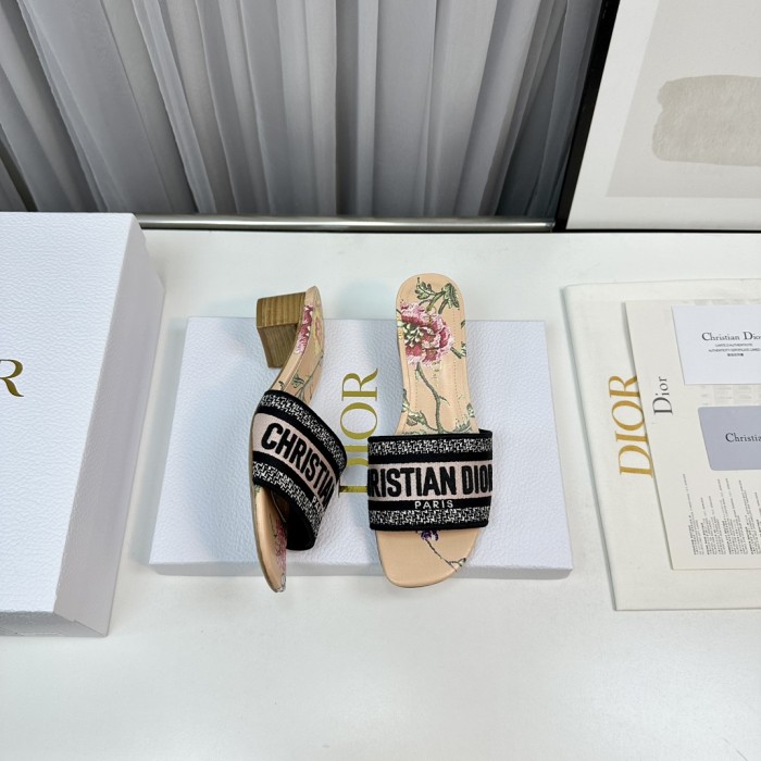 Dior High Heels Slippers Sandals Summer Women's Shoes #nigo29156