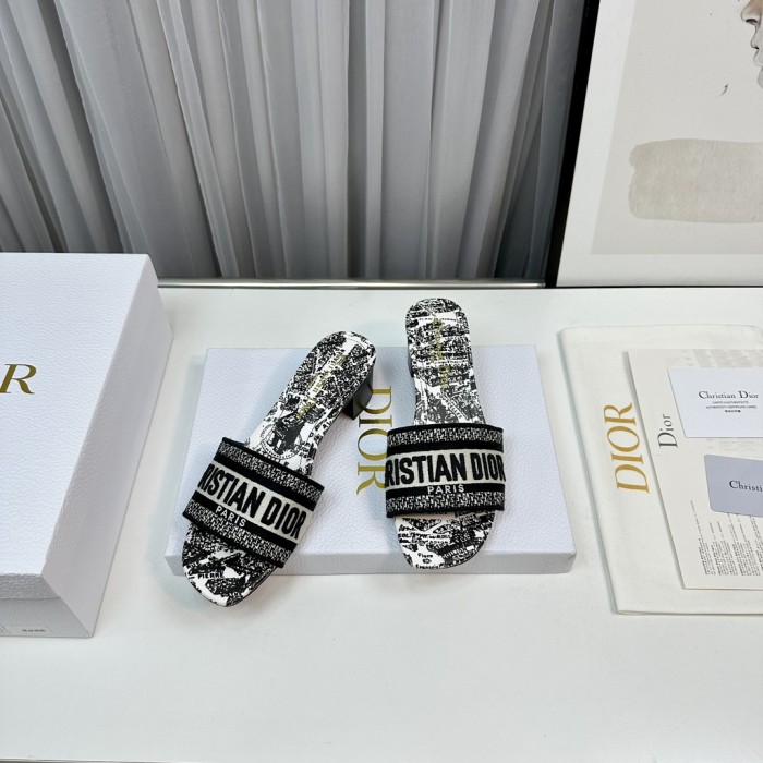 Dior High Heels Slippers Sandals Summer Women's Shoes #nigo29156