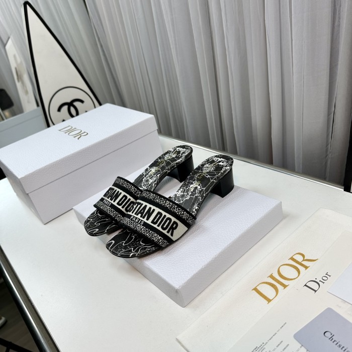 Dior High Heels Slippers Sandals Summer Women's Shoes #nigo29156