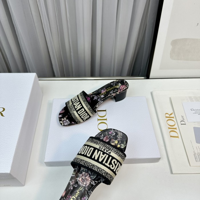 Dior High Heels Slippers Sandals Summer Women's Shoes #nigo29156