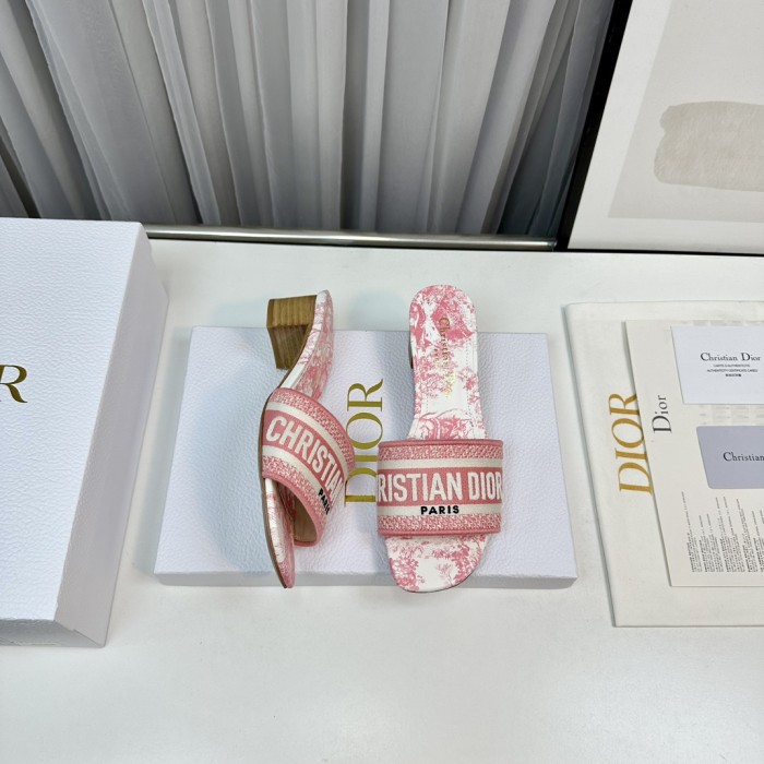 Dior High Heels Slippers Sandals Summer Women's Shoes #nigo29156
