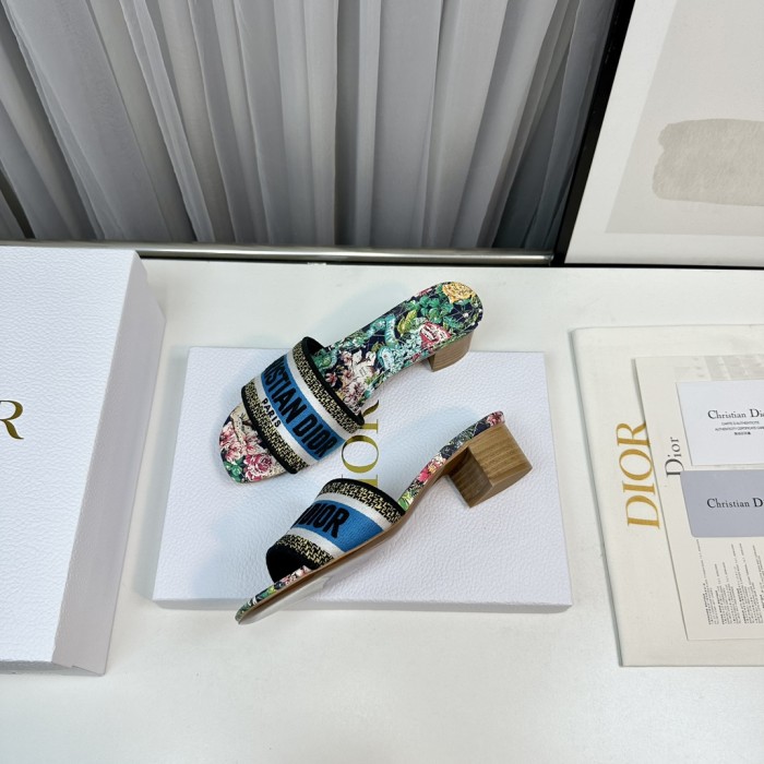 Dior High Heels Slippers Sandals Summer Women's Shoes #nigo29156