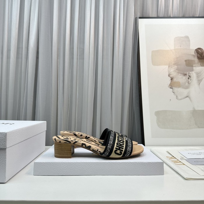 Dior High Heels Slippers Sandals Summer Women's Shoes #nigo29156