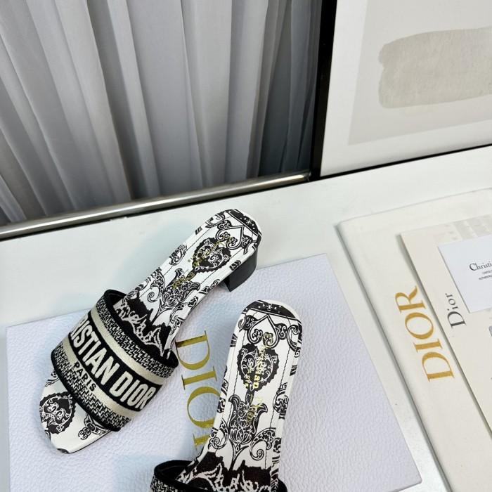 Dior High Heels Slippers Sandals Summer Women's Shoes #nigo29156