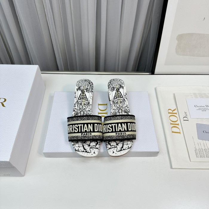 Dior High Heels Slippers Sandals Summer Women's Shoes #nigo29156