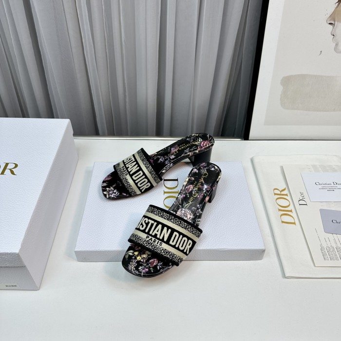 Dior High Heels Slippers Sandals Summer Women's Shoes #nigo29156