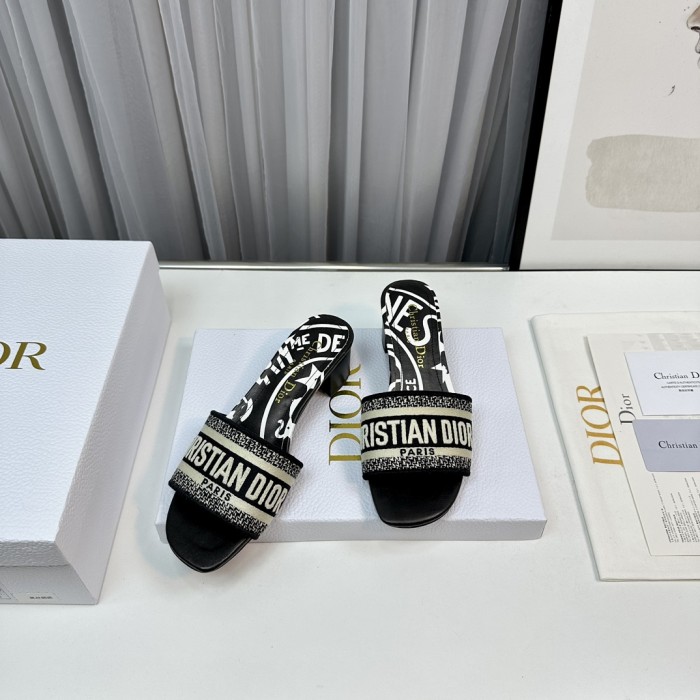 Dior High Heels Slippers Sandals Summer Women's Shoes #nigo29156