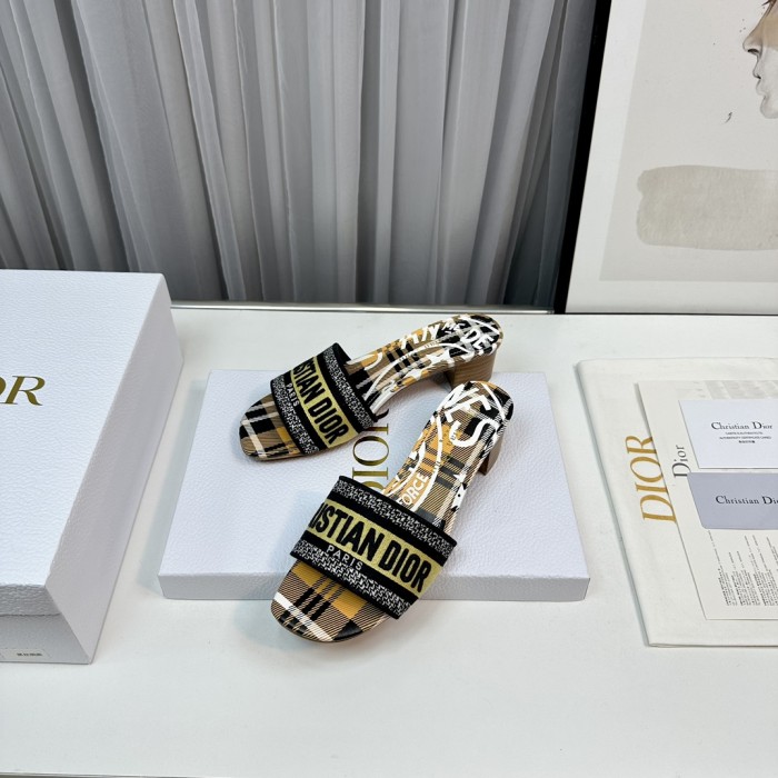 Dior High Heels Slippers Sandals Summer Women's Shoes #nigo29156