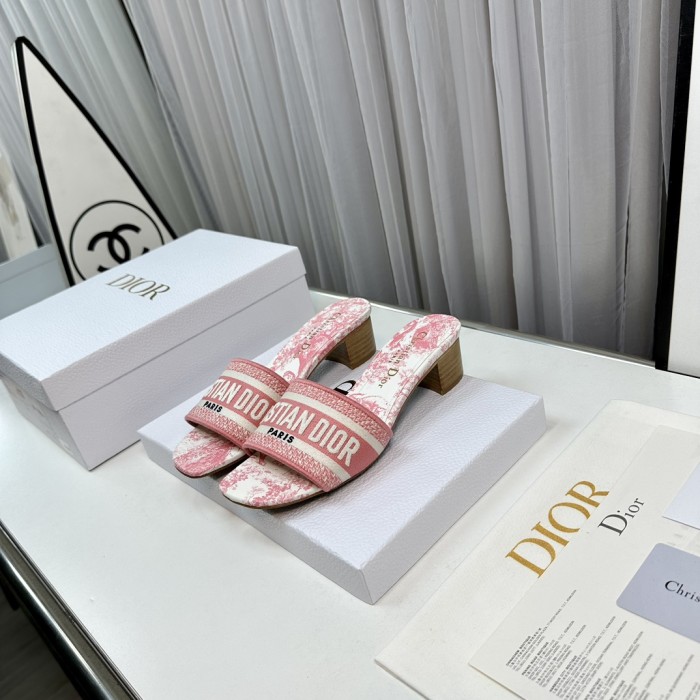 Dior High Heels Slippers Sandals Summer Women's Shoes #nigo29156