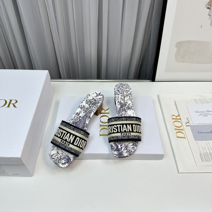 Dior High Heels Slippers Sandals Summer Women's Shoes #nigo29156