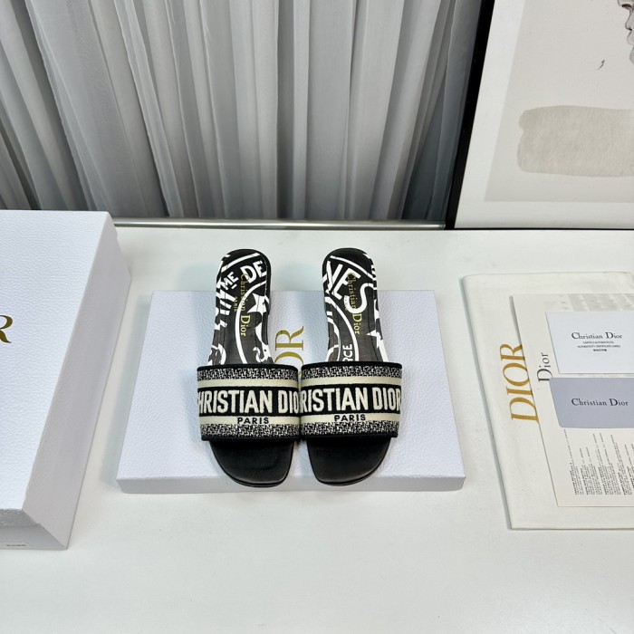 Dior High Heels Slippers Sandals Summer Women's Shoes #nigo29156