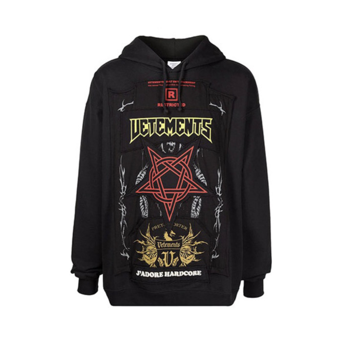 Vetements Patch Hooded Sweatshirt Pullover #nigo94996