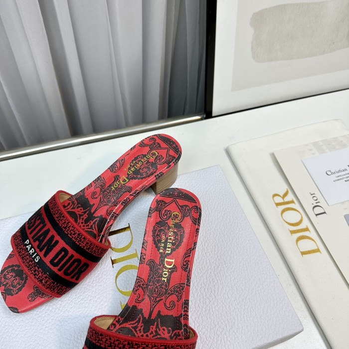 Dior High Heels Slippers Sandals Summer Women's Shoes #nigo29156