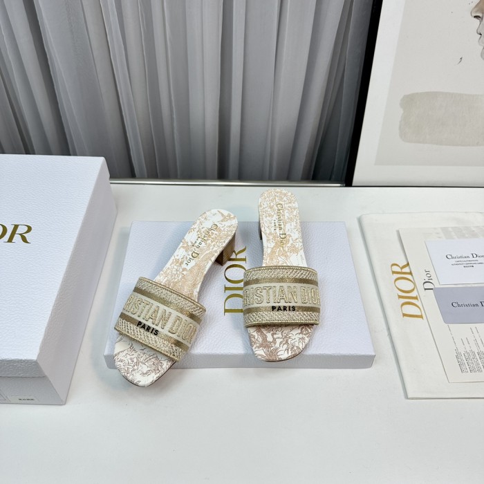 Dior High Heels Slippers Sandals Summer Women's Shoes #nigo29156