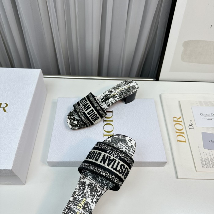 Dior High Heels Slippers Sandals Summer Women's Shoes #nigo29156