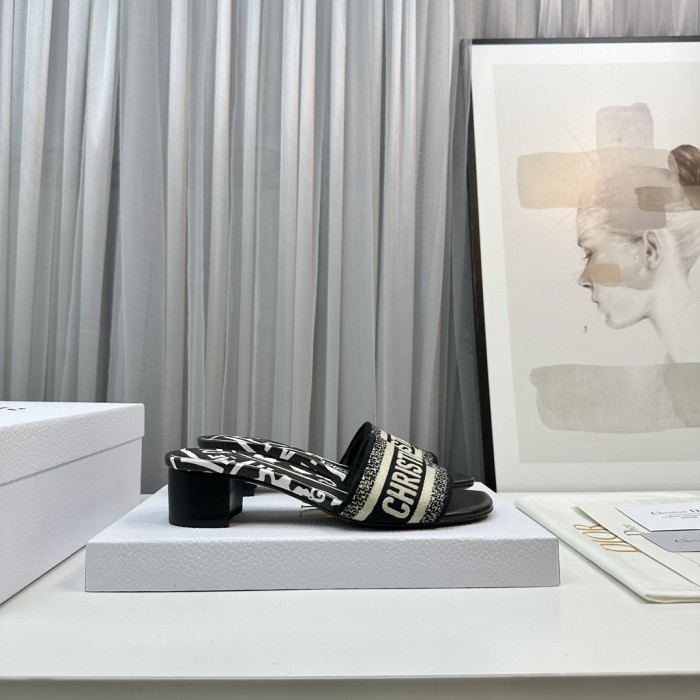 Dior High Heels Slippers Sandals Summer Women's Shoes #nigo29156