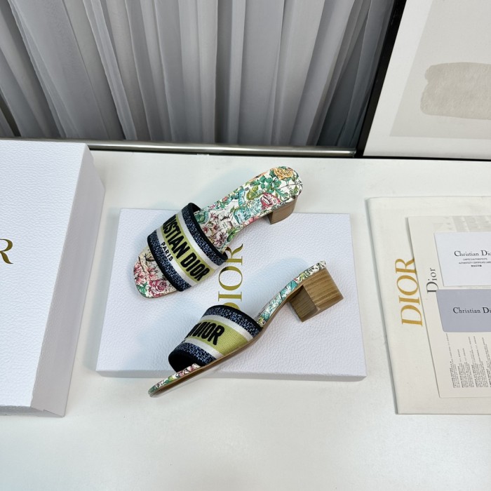Dior High Heels Slippers Sandals Summer Women's Shoes #nigo29156