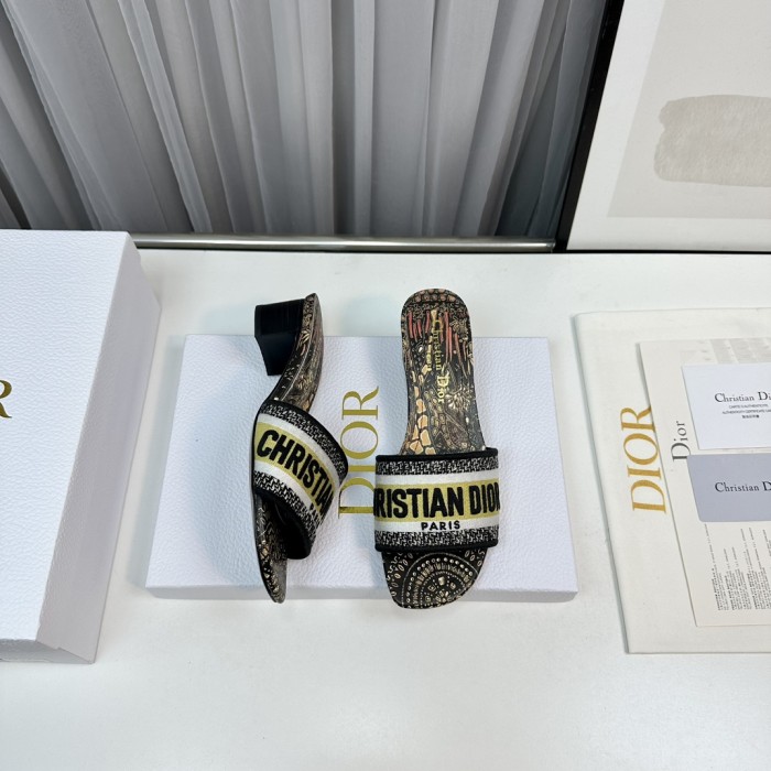 Dior High Heels Slippers Sandals Summer Women's Shoes #nigo29156