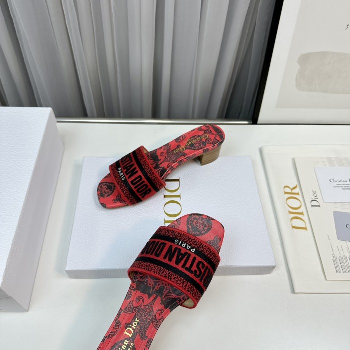 Dior High Heels Slippers Sandals Summer Women's Shoes #nigo29156
