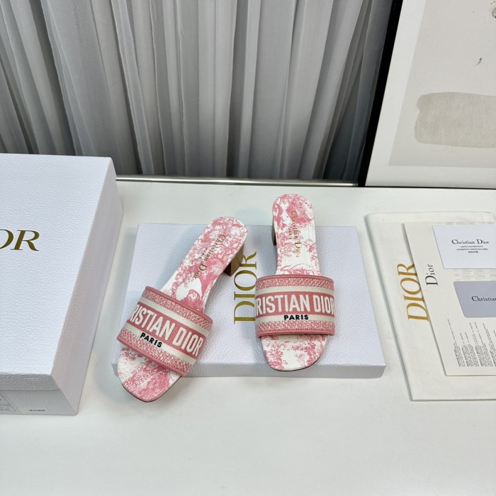 Dior High Heels Slippers Sandals Summer Women's Shoes #nigo29156