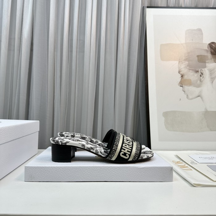 Dior High Heels Slippers Sandals Summer Women's Shoes #nigo29156