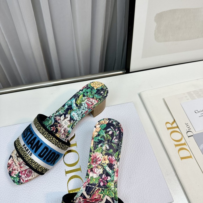 Dior High Heels Slippers Sandals Summer Women's Shoes #nigo29156