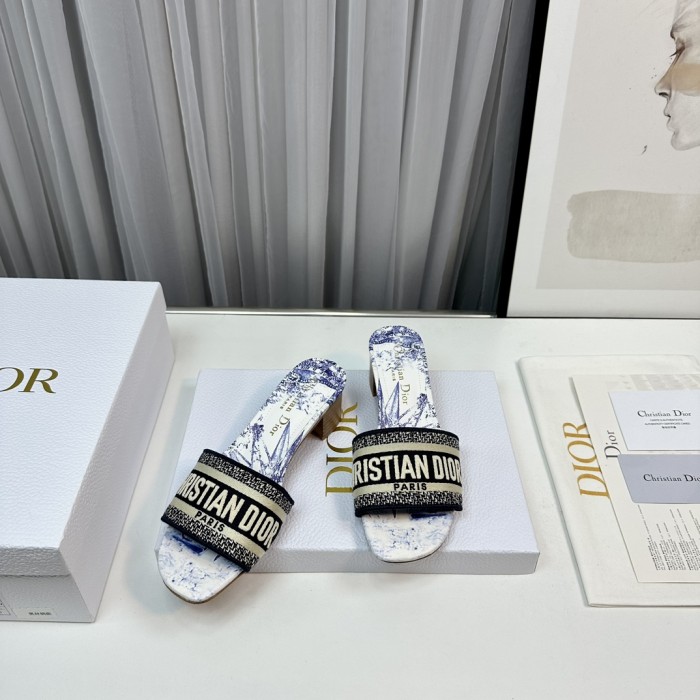 Dior High Heels Slippers Sandals Summer Women's Shoes #nigo29156
