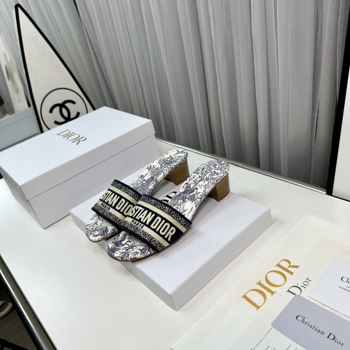 Dior High Heels Slippers Sandals Summer Women's Shoes #nigo29156