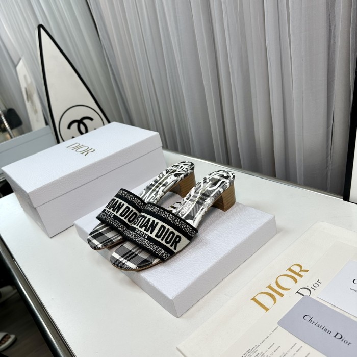Dior High Heels Slippers Sandals Summer Women's Shoes #nigo29156