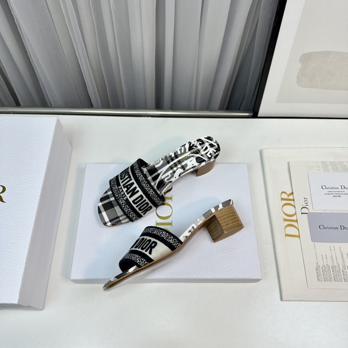 Dior High Heels Slippers Sandals Summer Women's Shoes #nigo29156