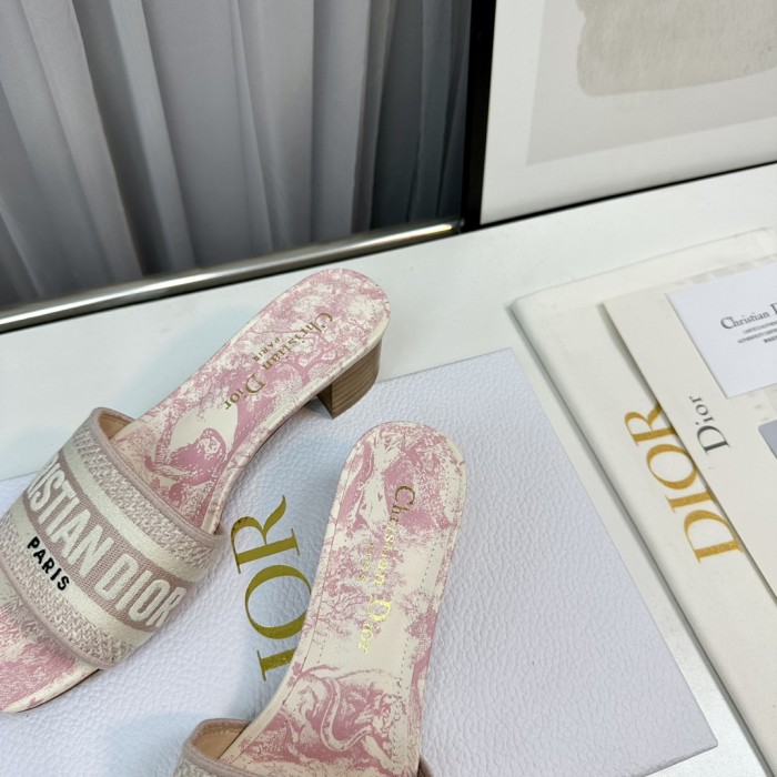 Dior High Heels Slippers Sandals Summer Women's Shoes #nigo29156