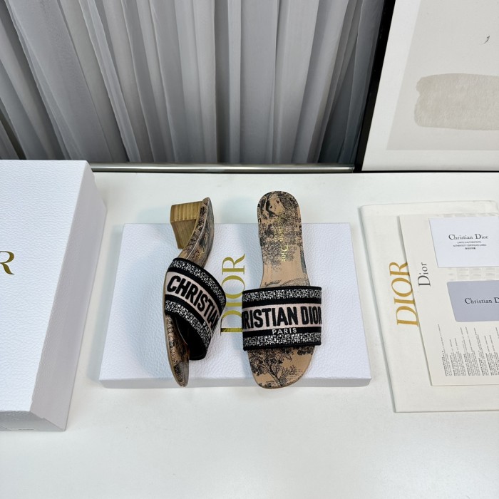 Dior High Heels Slippers Sandals Summer Women's Shoes #nigo29156