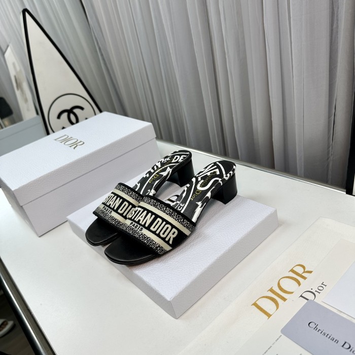 Dior High Heels Slippers Sandals Summer Women's Shoes #nigo29156