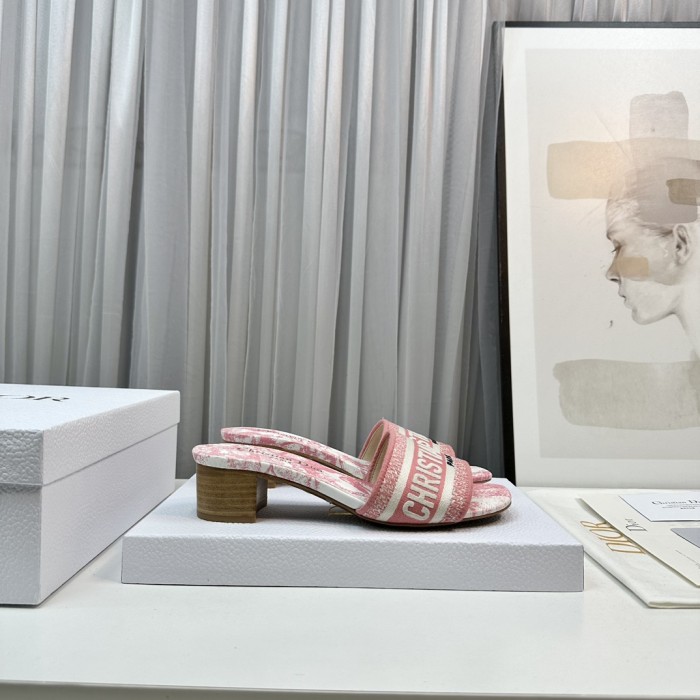 Dior High Heels Slippers Sandals Summer Women's Shoes #nigo29156
