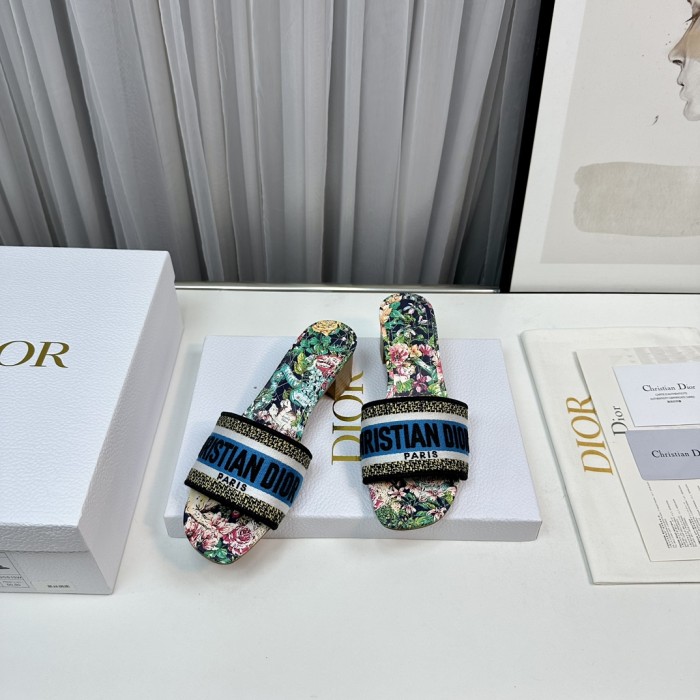 Dior High Heels Slippers Sandals Summer Women's Shoes #nigo29156