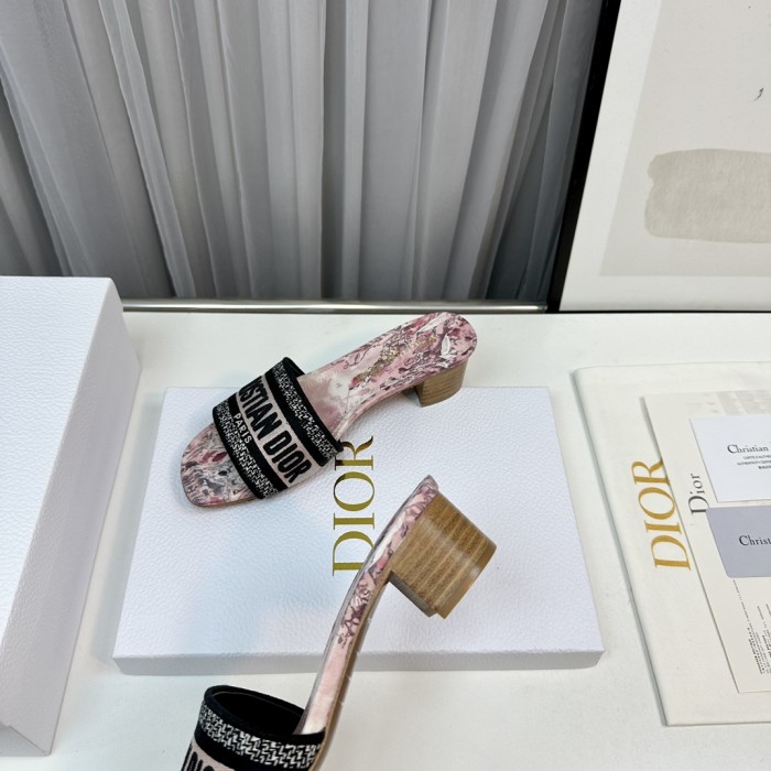 Dior High Heels Slippers Sandals Summer Women's Shoes #nigo29156