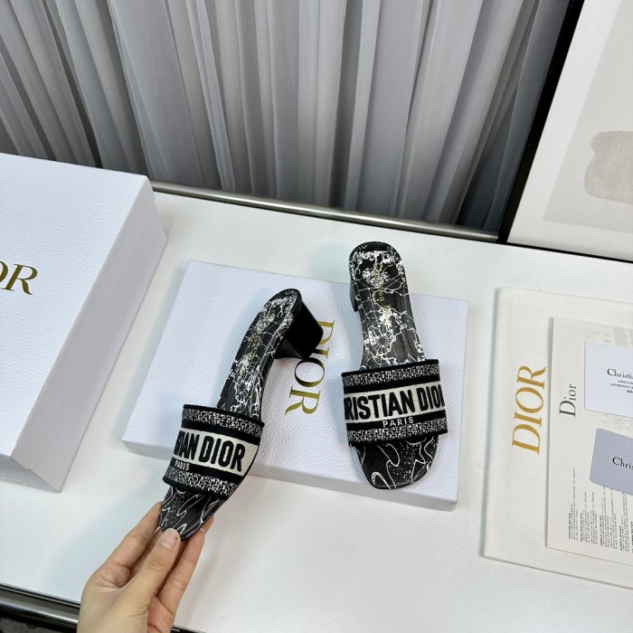 Dior High Heels Slippers Sandals Summer Women's Shoes #nigo29156