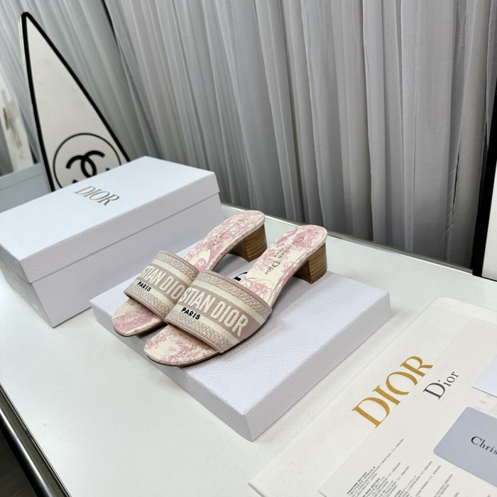 Dior High Heels Slippers Sandals Summer Women's Shoes #nigo29156