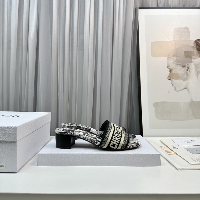 Dior High Heels Slippers Sandals Summer Women's Shoes #nigo29156