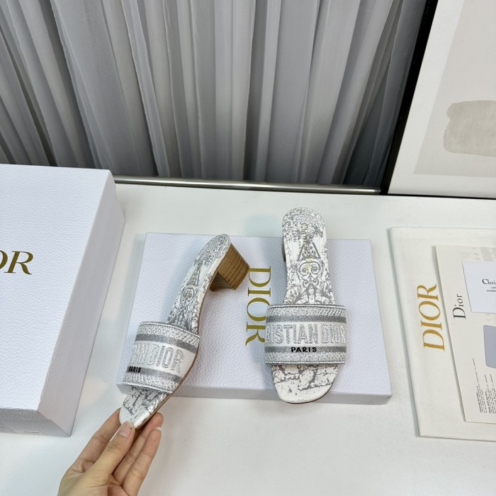 Dior High Heels Slippers Sandals Summer Women's Shoes #nigo29156