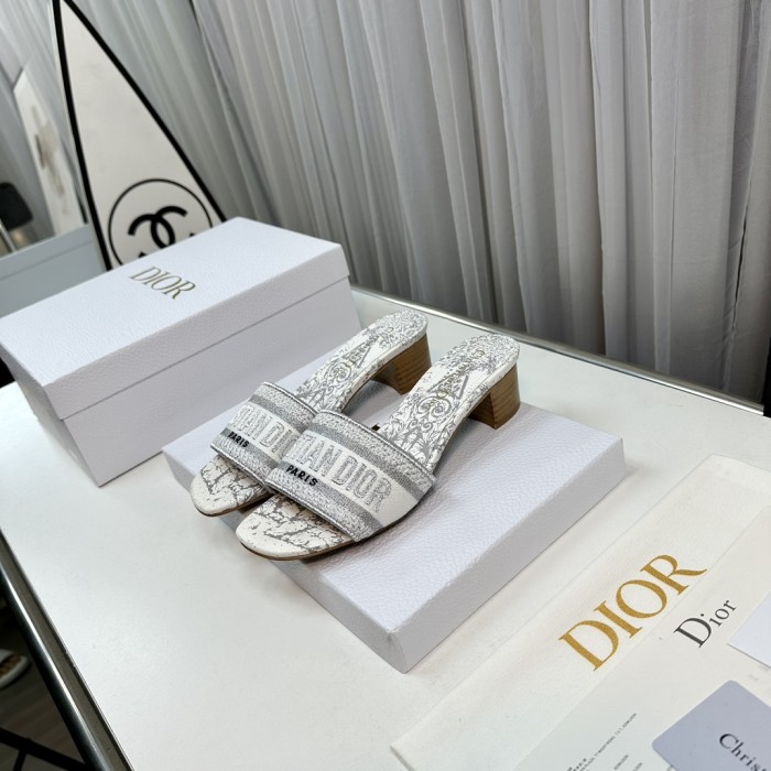Dior High Heels Slippers Sandals Summer Women's Shoes #nigo29156