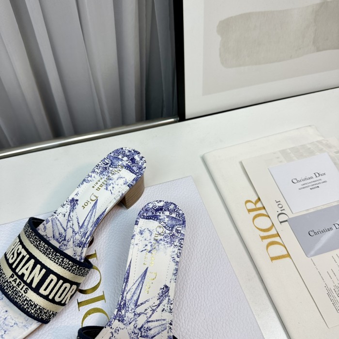 Dior High Heels Slippers Sandals Summer Women's Shoes #nigo29156