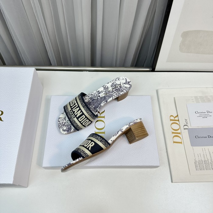 Dior High Heels Slippers Sandals Summer Women's Shoes #nigo29156
