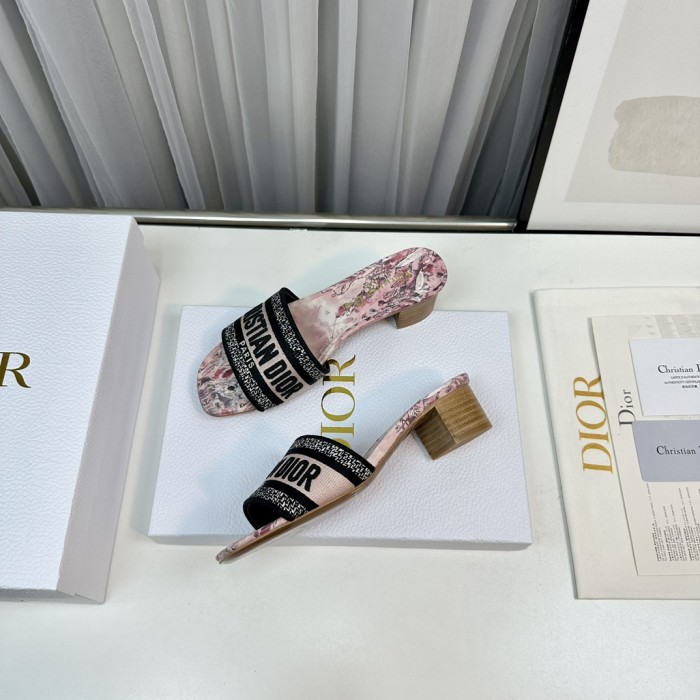 Dior High Heels Slippers Sandals Summer Women's Shoes #nigo29156