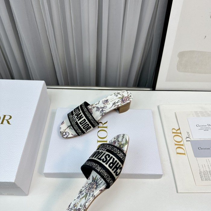 Dior High Heels Slippers Sandals Summer Women's Shoes #nigo29156