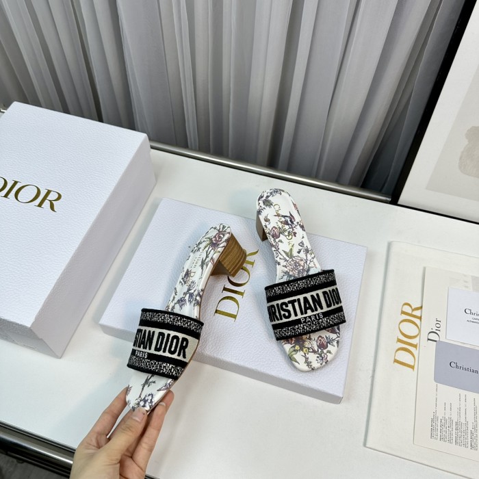 Dior High Heels Slippers Sandals Summer Women's Shoes #nigo29156