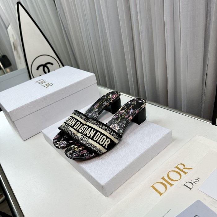 Dior High Heels Slippers Sandals Summer Women's Shoes #nigo29156